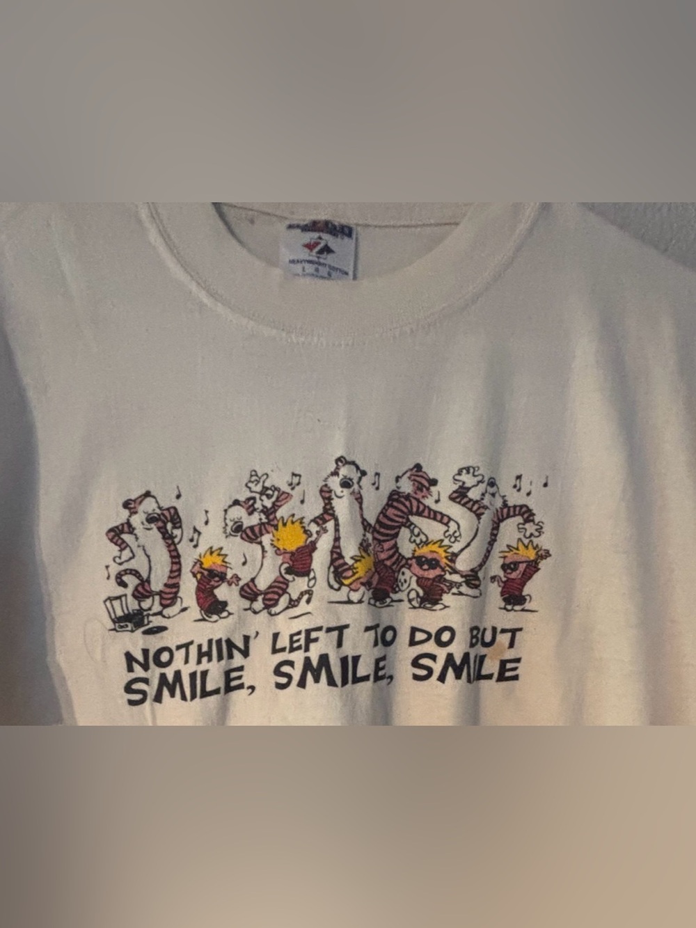 Calvin and Hobbes He’s Gone (Grateful Dead) Shakedown Lot Score Size L - Picture 2 of 5